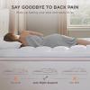imageBedsure Twin XL Mattress Topper Dorm Bedding  Extra Thick Mattress Pad Cover with Deep Pocket Plush Soft PillowTop Bed Topper for Back Pain Relief Overfilled with Down Alternative Filling WhiteWhite