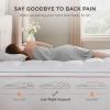 imageBedsure Twin XL Mattress Topper Dorm Bedding  Extra Thick Mattress Pad Cover with Deep Pocket Plush Soft PillowTop Bed Topper for Back Pain Relief Overfilled with Down Alternative Filling WhiteWhite