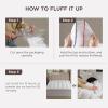 imageBedsure Twin XL Mattress Topper Dorm Bedding  Extra Thick Mattress Pad Cover with Deep Pocket Plush Soft PillowTop Bed Topper for Back Pain Relief Overfilled with Down Alternative Filling WhiteWhite