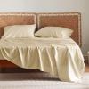 imageBedsure Twin XL Sheet Set Dorm Bedding Cooling Sheets Twin Extra Long Sheets Rayon Derived from Bamboo Deep Pocket Up to 16quot Hotel Luxury Silky Bedding Sheets ampamp Pillowcases Dark Grey23  Alabaster Gleam
