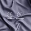 imageBedsure Twin XL Sheet Set Dorm Bedding Cooling Sheets Twin Extra Long Sheets Rayon Derived from Bamboo Deep Pocket Up to 16quot Hotel Luxury Silky Bedding Sheets ampamp Pillowcases Dark Grey01  Dark Grey
