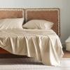 imageBedsure Twin XL Sheet Set Dorm Bedding Cooling Sheets Twin Extra Long Sheets Rayon Derived from Bamboo Deep Pocket Up to 16quot Hotel Luxury Silky Bedding Sheets ampamp Pillowcases Dark Grey03  Beige