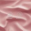 imageBedsure Twin XL Sheet Set Dorm Bedding Cooling Sheets Twin Extra Long Sheets Rayon Derived from Bamboo Deep Pocket Up to 16quot Hotel Luxury Silky Bedding Sheets ampamp Pillowcases Dark Grey21  Blush Pink