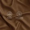 imageBedsure Twin XL Sheet Set Dorm Bedding Cooling Sheets Twin Extra Long Sheets Rayon Derived from Bamboo Deep Pocket Up to 16quot Hotel Luxury Silky Bedding Sheets ampamp Pillowcases Dark Grey20  Brown