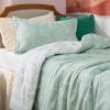 imageBedsure TwinTwin XL Comforter Set  Sage Green Bed Set 2 Pieces Cute Floral Bedding 1 Soft Reversible Botanical Flowers Comforter and 1 Pillow Sham01  Sage Green