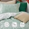 imageBedsure TwinTwin XL Comforter Set  Sage Green Bed Set 2 Pieces Cute Floral Bedding 1 Soft Reversible Botanical Flowers Comforter and 1 Pillow Sham01  Sage Green