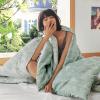 imageBedsure TwinTwin XL Comforter Set  Sage Green Bed Set 2 Pieces Cute Floral Bedding 1 Soft Reversible Botanical Flowers Comforter and 1 Pillow Sham01  Sage Green