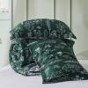 imageBedsure TwinTwin XL Comforter Set  Sage Green Bed Set 2 Pieces Cute Floral Bedding 1 Soft Reversible Botanical Flowers Comforter and 1 Pillow Sham03  Emerald