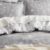 imageBedsure TwinTwin XL Comforter Set  Sage Green Bed Set 2 Pieces Cute Floral Bedding 1 Soft Reversible Botanical Flowers Comforter and 1 Pillow Sham04  Grey