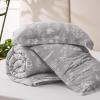 imageBedsure TwinTwin XL Comforter Set  Sage Green Bed Set 2 Pieces Cute Floral Bedding 1 Soft Reversible Botanical Flowers Comforter and 1 Pillow Sham04  Grey