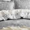 imageBedsure TwinTwin XL Comforter Set  Sage Green Bed Set 2 Pieces Cute Floral Bedding 1 Soft Reversible Botanical Flowers Comforter and 1 Pillow Sham04  Grey