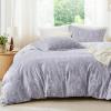 imageBedsure TwinTwin XL Comforter Set  Sage Green Bed Set 2 Pieces Cute Floral Bedding 1 Soft Reversible Botanical Flowers Comforter and 1 Pillow Sham06  Lavender