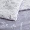 imageBedsure TwinTwin XL Comforter Set  Sage Green Bed Set 2 Pieces Cute Floral Bedding 1 Soft Reversible Botanical Flowers Comforter and 1 Pillow Sham06  Lavender