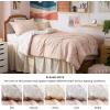 imageBedsure TwinTwin XL Comforter Set  Sage Green Bed Set 2 Pieces Cute Floral Bedding 1 Soft Reversible Botanical Flowers Comforter and 1 Pillow Sham07  Dusty Rose