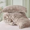imageBedsure TwinTwin XL Comforter Set  Sage Green Bed Set 2 Pieces Cute Floral Bedding 1 Soft Reversible Botanical Flowers Comforter and 1 Pillow Sham09  Light Taupe