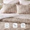 imageBedsure TwinTwin XL Comforter Set  Sage Green Bed Set 2 Pieces Cute Floral Bedding 1 Soft Reversible Botanical Flowers Comforter and 1 Pillow Sham09  Light Taupe