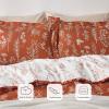 imageBedsure TwinTwin XL Comforter Set  Sage Green Bed Set 2 Pieces Cute Floral Bedding 1 Soft Reversible Botanical Flowers Comforter and 1 Pillow Sham10  Terracotta