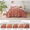 imageBedsure TwinTwin XL Comforter Set  Sage Green Bed Set 2 Pieces Cute Floral Bedding 1 Soft Reversible Botanical Flowers Comforter and 1 Pillow Sham10  Terracotta