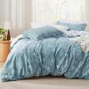 imageBedsure TwinTwin XL Comforter Set  Sage Green Bed Set 2 Pieces Cute Floral Bedding 1 Soft Reversible Botanical Flowers Comforter and 1 Pillow Sham11  Mineral Blue
