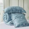 imageBedsure TwinTwin XL Comforter Set  Sage Green Bed Set 2 Pieces Cute Floral Bedding 1 Soft Reversible Botanical Flowers Comforter and 1 Pillow Sham11  Mineral Blue