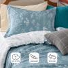 imageBedsure TwinTwin XL Comforter Set  Sage Green Bed Set 2 Pieces Cute Floral Bedding 1 Soft Reversible Botanical Flowers Comforter and 1 Pillow Sham11  Mineral Blue