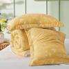 imageBedsure TwinTwin XL Comforter Set  Sage Green Bed Set 2 Pieces Cute Floral Bedding 1 Soft Reversible Botanical Flowers Comforter and 1 Pillow Sham18  Yellow