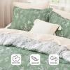 imageBedsure TwinTwin XL Comforter Set  Sage Green Bed Set 2 Pieces Cute Floral Bedding 1 Soft Reversible Botanical Flowers Comforter and 1 Pillow Sham24  Green