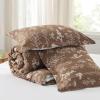 imageBedsure TwinTwin XL Comforter Set  Sage Green Bed Set 2 Pieces Cute Floral Bedding 1 Soft Reversible Botanical Flowers Comforter and 1 Pillow Sham27  Brown