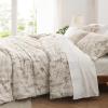 imageBedsure TwinTwin XL Comforter Set  Sage Green Bed Set 2 Pieces Cute Floral Bedding 1 Soft Reversible Botanical Flowers Comforter and 1 Pillow Sham28  Beige