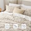 imageBedsure TwinTwin XL Comforter Set  Sage Green Bed Set 2 Pieces Cute Floral Bedding 1 Soft Reversible Botanical Flowers Comforter and 1 Pillow Sham28  Beige
