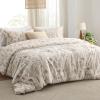 imageBedsure TwinTwin XL Comforter Set  Sage Green Bed Set 2 Pieces Cute Floral Bedding 1 Soft Reversible Botanical Flowers Comforter and 1 Pillow Sham28  Beige