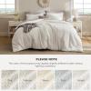 imageBedsure Waffle Comforter Set Queen Soft and Breathable Coconut White Bedding Comforter Set 3 Pieces 1 Waffle Weave Comforter 90quotx90quot and 2 Pillow Shams 20quotx26quot2quot01  Coconut White