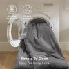 imageBedsure Waffle Comforter Set Queen Soft and Breathable Coconut White Bedding Comforter Set 3 Pieces 1 Waffle Weave Comforter 90quotx90quot and 2 Pillow Shams 20quotx26quot2quot03  Dark Grey