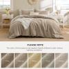 imageBedsure Waffle Comforter Set Queen Soft and Breathable Coconut White Bedding Comforter Set 3 Pieces 1 Waffle Weave Comforter 90quotx90quot and 2 Pillow Shams 20quotx26quot2quot08  Khaki