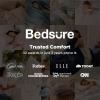 imageBedsure Waffle Comforter Set Queen Soft and Breathable Coconut White Bedding Comforter Set 3 Pieces 1 Waffle Weave Comforter 90quotx90quot and 2 Pillow Shams 20quotx26quot2quot04  Dark Green