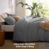 imageBedsure Waffle Comforter Set Queen Soft and Breathable Coconut White Bedding Comforter Set 3 Pieces 1 Waffle Weave Comforter 90quotx90quot and 2 Pillow Shams 20quotx26quot2quot03  Dark Grey
