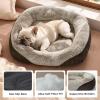 imageBedsure Washable Dog Bed Small DogCat Rectangle Fluffy Plush Kitten Puppy Bed Comfy Corduroy Fleece and Nonskid Bottom20x19x6inchesBrownBrown
