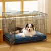 imageBedsure Washable Dog Beds Large Sized Dog  3 Inch Thicken Up to 80lbs Pet Mat Pillows with Removable Washable Cover GreyBlue