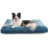 imageBedsure Washable Dog Beds Large Sized Dog  3 Inch Thicken Up to 80lbs Pet Mat Pillows with Removable Washable Cover GreyBlue