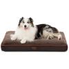 imageBedsure Washable Dog Beds Large Sized Dog  3 Inch Thicken Up to 80lbs Pet Mat Pillows with Removable Washable Cover GreyBrown