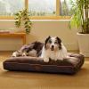 imageBedsure Washable Dog Beds Large Sized Dog  3 Inch Thicken Up to 80lbs Pet Mat Pillows with Removable Washable Cover GreyBrown