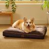 imageBedsure Washable Dog Beds Large Sized Dog  3 Inch Thicken Up to 80lbs Pet Mat Pillows with Removable Washable Cover GreyBrown