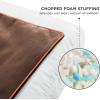 imageBedsure Washable Dog Beds Large Sized Dog  3 Inch Thicken Up to 80lbs Pet Mat Pillows with Removable Washable Cover GreyBrown