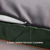 imageBedsure Washable Dog Beds Large Sized Dog  3 Inch Thicken Up to 80lbs Pet Mat Pillows with Removable Washable Cover GreyGreen