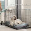 imageBedsure Washable Dog Beds Large Sized Dog  3 Inch Thicken Up to 80lbs Pet Mat Pillows with Removable Washable Cover GreyGrey