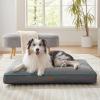 imageBedsure Washable Dog Beds Large Sized Dog  3 Inch Thicken Up to 80lbs Pet Mat Pillows with Removable Washable Cover GreyGrey