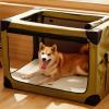 imageBedsure Washable Dog Crate Bed for Large Dogs Soft Foam Floor Pet Mat Versatile Lightweight Pet Crate Pad for CagesBeige
