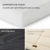 imageBedsure Washable Dog Crate Bed for Large Dogs Soft Foam Floor Pet Mat Versatile Lightweight Pet Crate Pad for CagesBeige