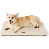 imageBedsure Washable Dog Crate Bed for Large Dogs Soft Foam Floor Pet Mat Versatile Lightweight Pet Crate Pad for CagesBeige