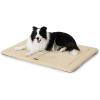 imageBedsure Washable Dog Crate Bed for Large Dogs Soft Foam Floor Pet Mat Versatile Lightweight Pet Crate Pad for CagesBeige